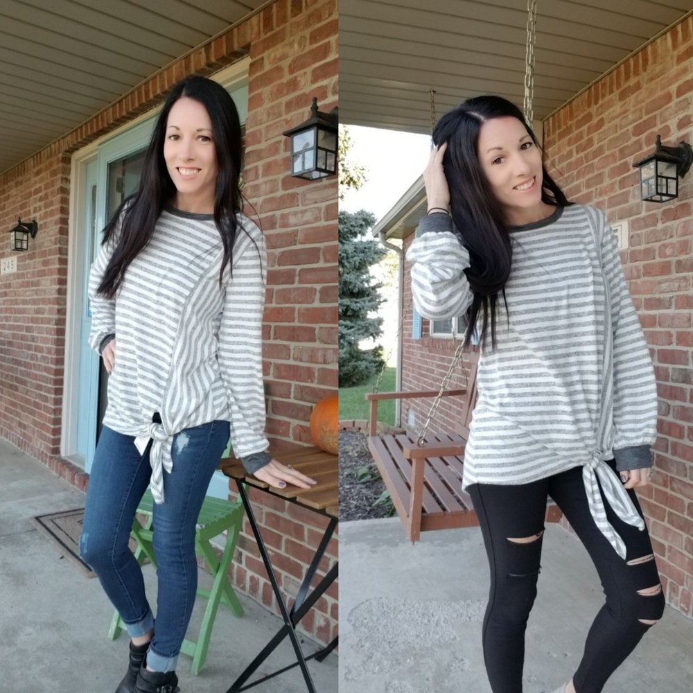 Soft striped top